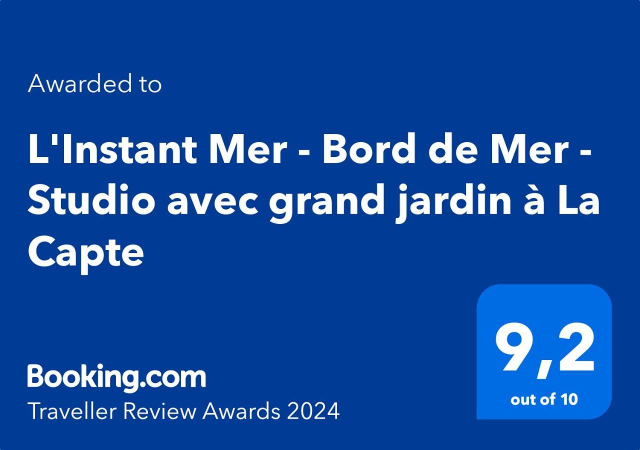 הייר L'Instant Mer - Bord De Mer - Studio Avec Grand Jardin A La Capte מראה חיצוני תמונה